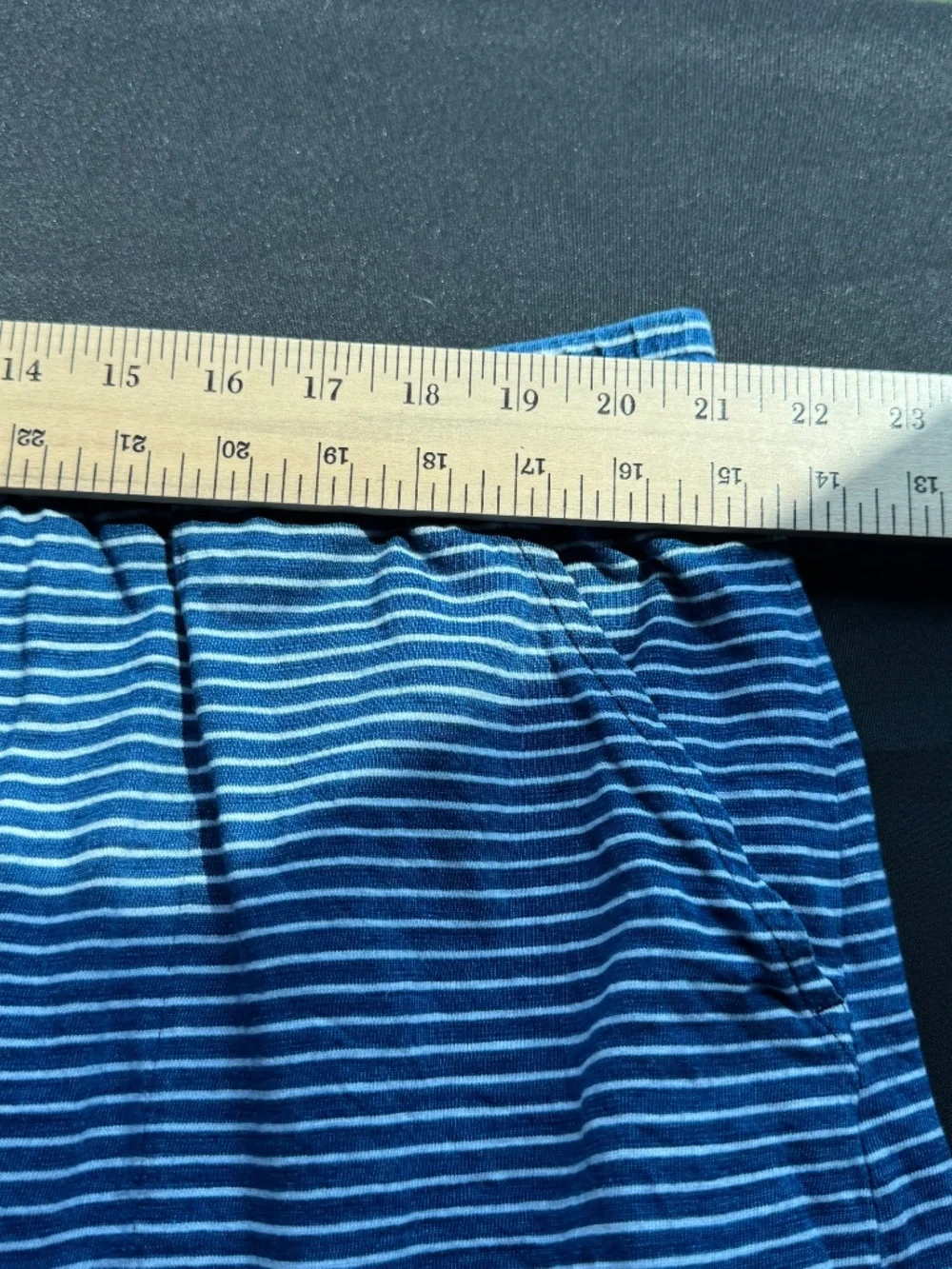 Talbots Blue and White Striped Skirt Size 3X in EUC